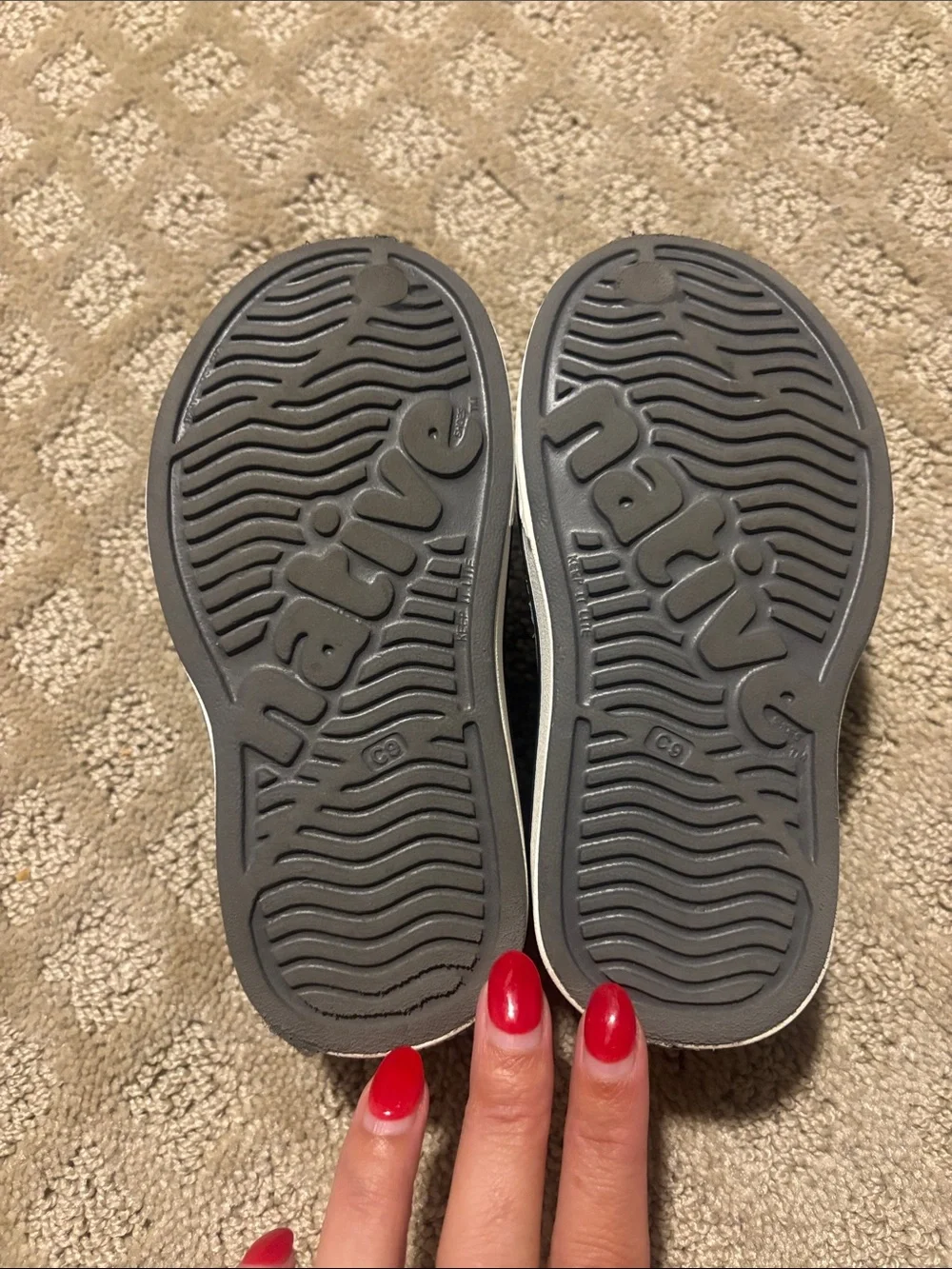 Native Shoes Kids Miles Slip-On in Grey with White Sole